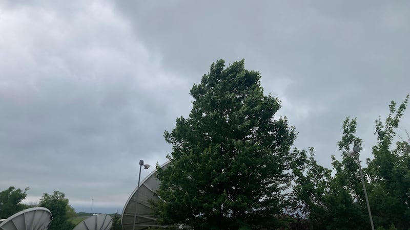 Por fin estamos viendo llover hoy.