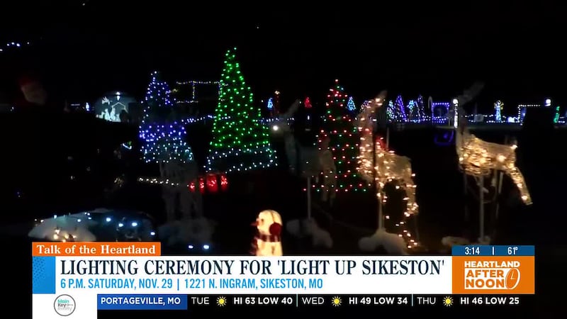 Talk of the Heartland: Lighting ceremony for "Light Up Sikeston"