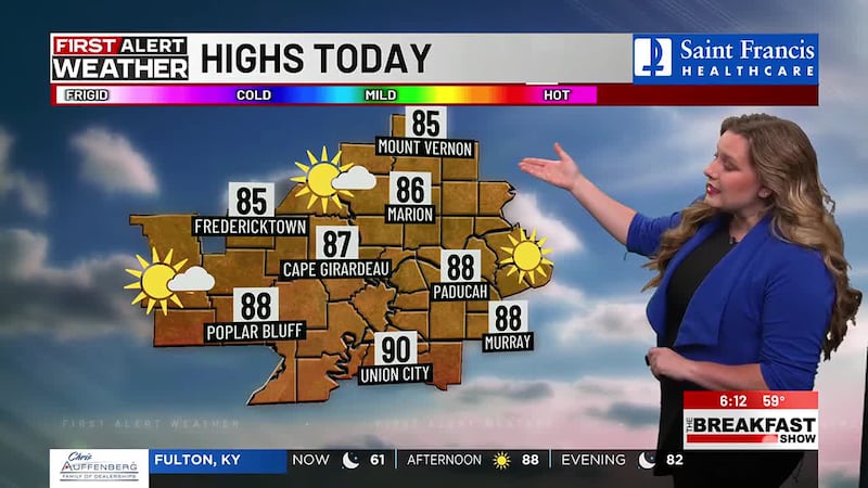 First Alert weather on The Breakfast Show 8/30