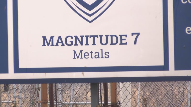 Magnitude 7 Metales en el condado de New Madrid, Mo.