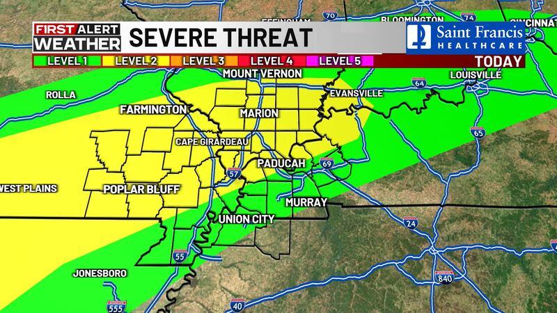Hoy será un día bochornoso y inestable.