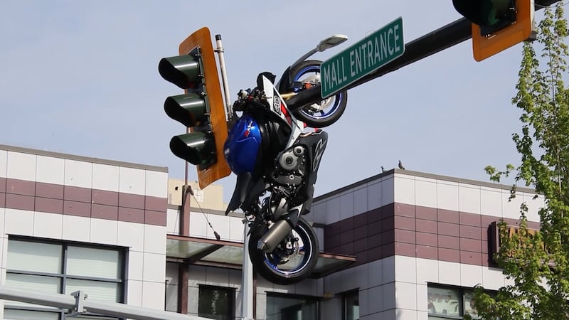 Authorities say speed is believed to have been a factor in a crash that left a motorcycle...