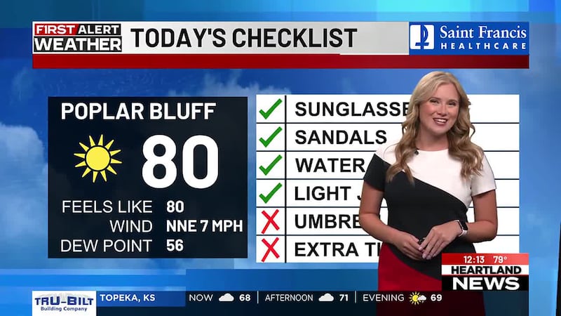 First Alert Weather at 12 p.m. 9/1