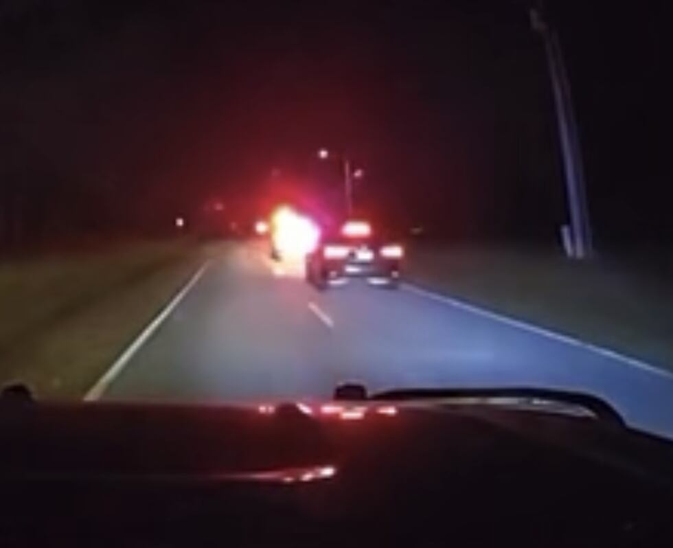 Una conductora fue salvada de una situación aterradora por los ayudantes del sheriff del...