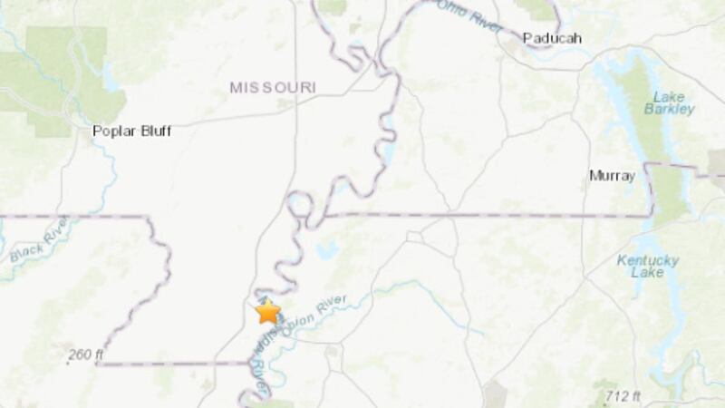 El sábado se registró un terremoto de magnitud 3.2 cerca de Caruthersville, Missouri.
