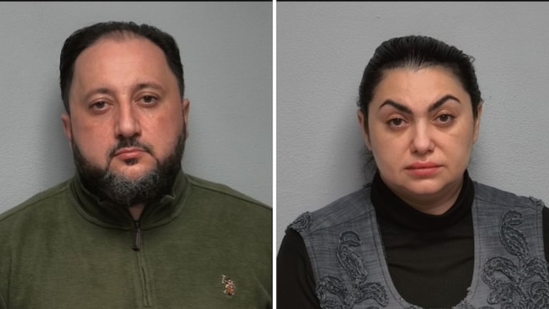 Izquierda a derecha: Majkel Malinowski, de 37 años, y Margarita Kaminska, de 36, fueron...