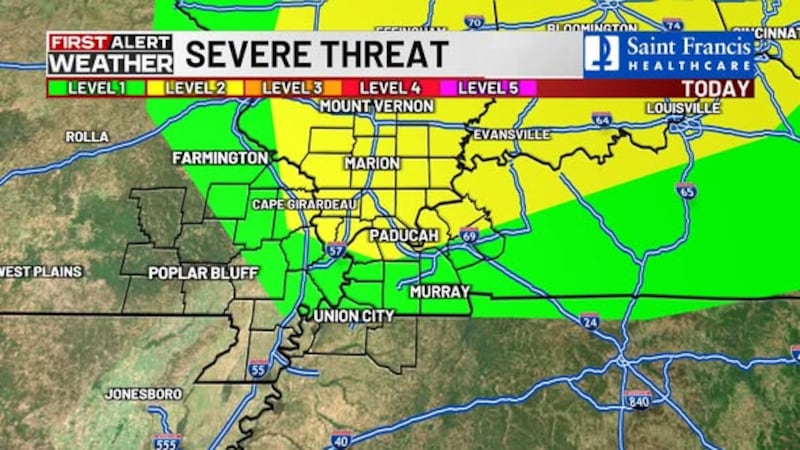 Los vientos seguirán arreciando, con ráfagas de hasta 35 mph.