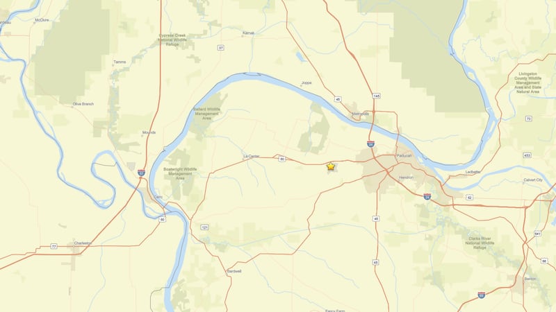 El Servicio Geológico de Estados Unidos (USGS) registró un pequeño terremoto en el oeste de...