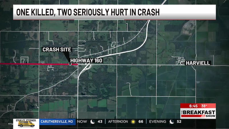 Serious crash in Butler County, Mo. leaves 1 dead, 2 injured
