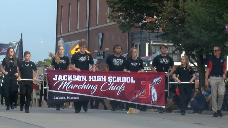 dozens of marching bands from all over marched through uptown Jackson in the parade …