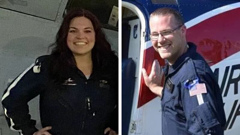 Arianne Emling (izquierda) y Beau McFarlin (derecha).