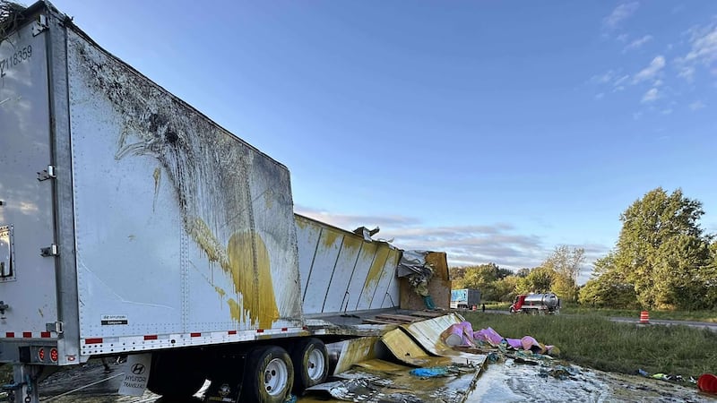 Rick's Towing out of Mount Vernon, Ill. responded to a crash on I-57, and said about 46,000...