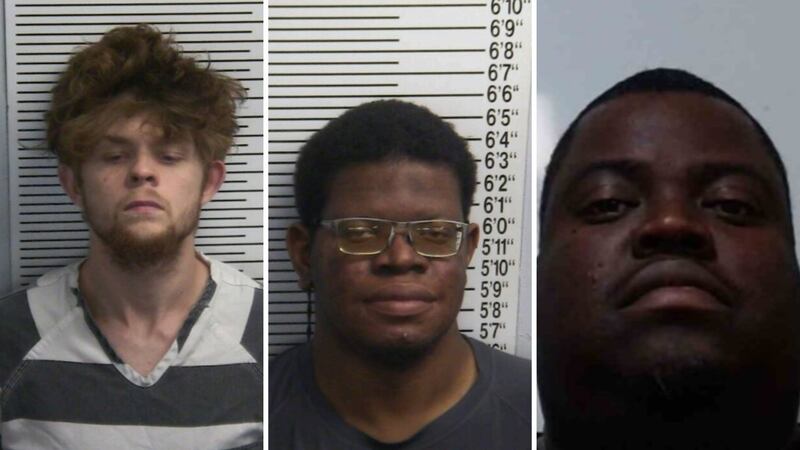 Blake Patrick (izquierda), Keenan Peoples (centro) y Donald Peoples, Jr. (derecha) han sido...