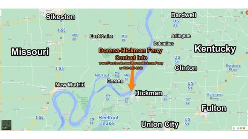El ferry Dorena-Hickman abrió sus puertas el domingo con un ligero retraso debido a la niebla.