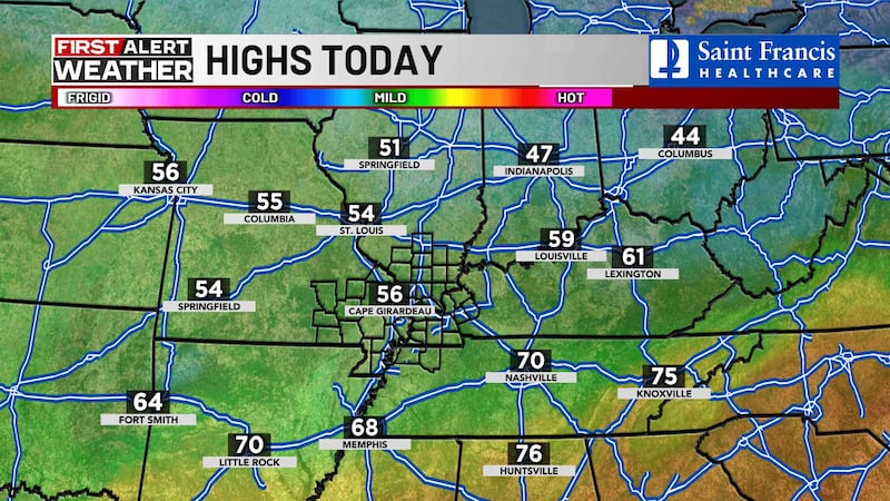 Hoy el tiempo será muy diferente.