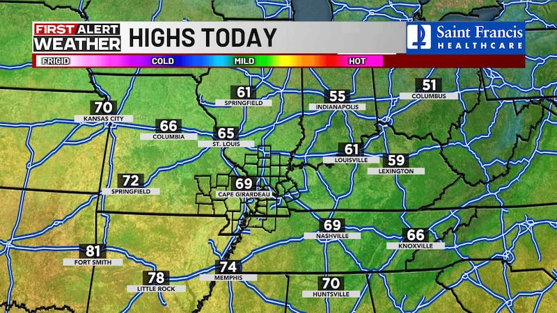 Hoy será otro día ventoso y soleado en todo el Heartland.