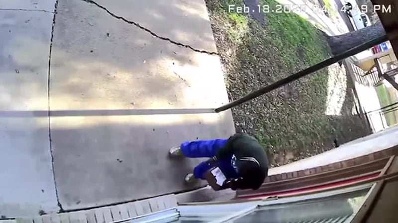 Cansada de que le robaran paquetes de la puerta de su apartamento, hispana instala cámara que...